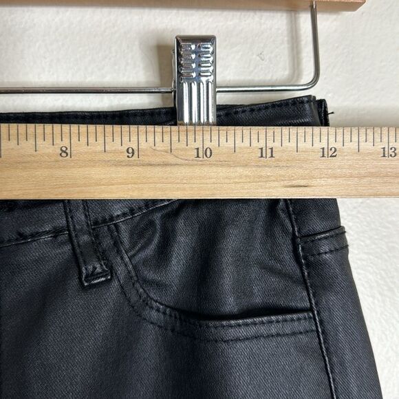 Edikted Luna Faux Leather Flare Jeans size medium ladies cool retro - Picture 6 of 14